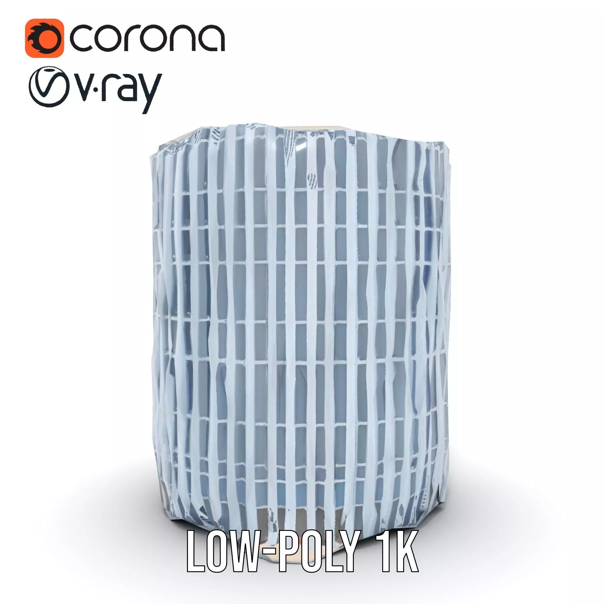 Futuristic Skyscraper Glass model pack Low-poly 3D model_11