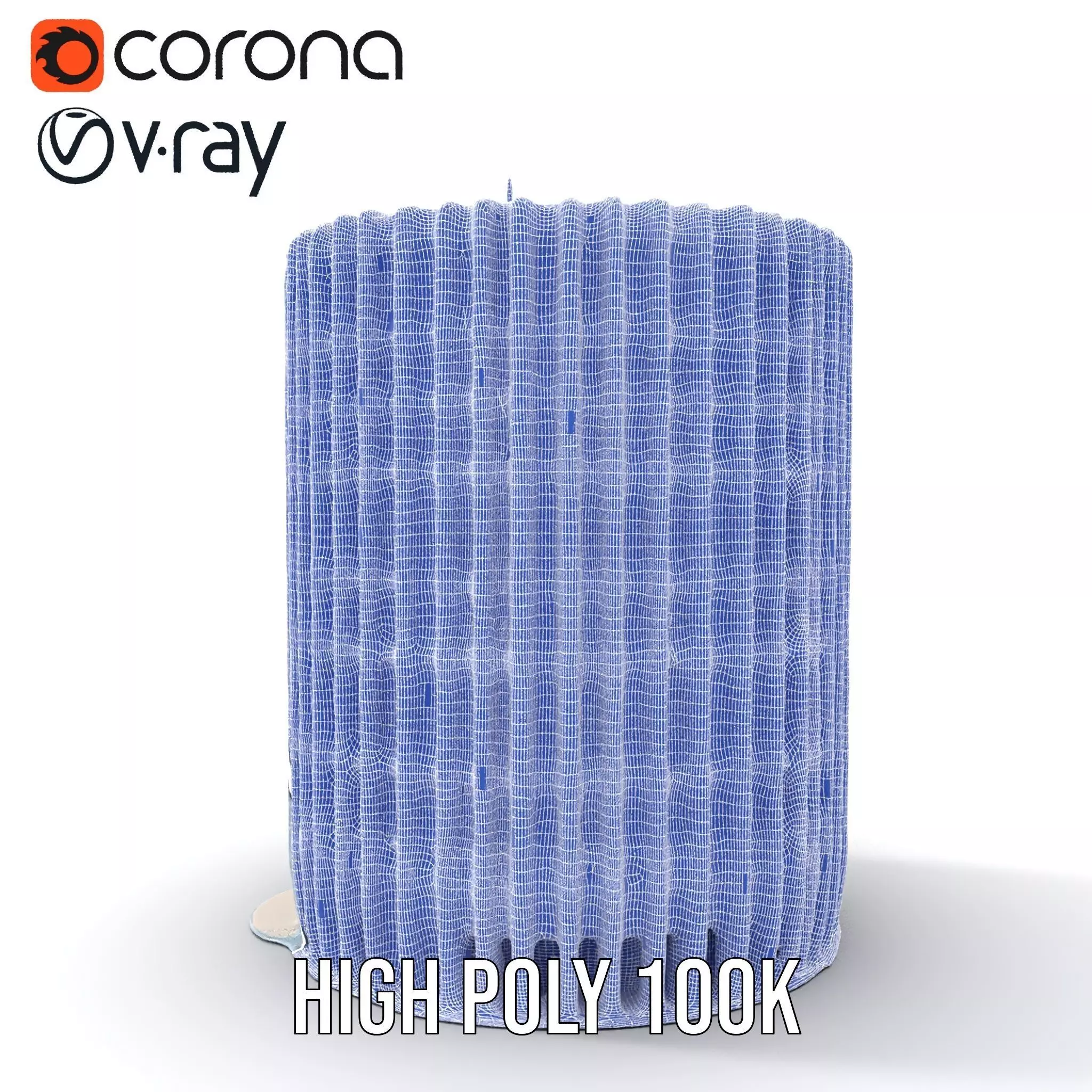 Futuristic Skyscraper Glass model pack Low-poly 3D model_32