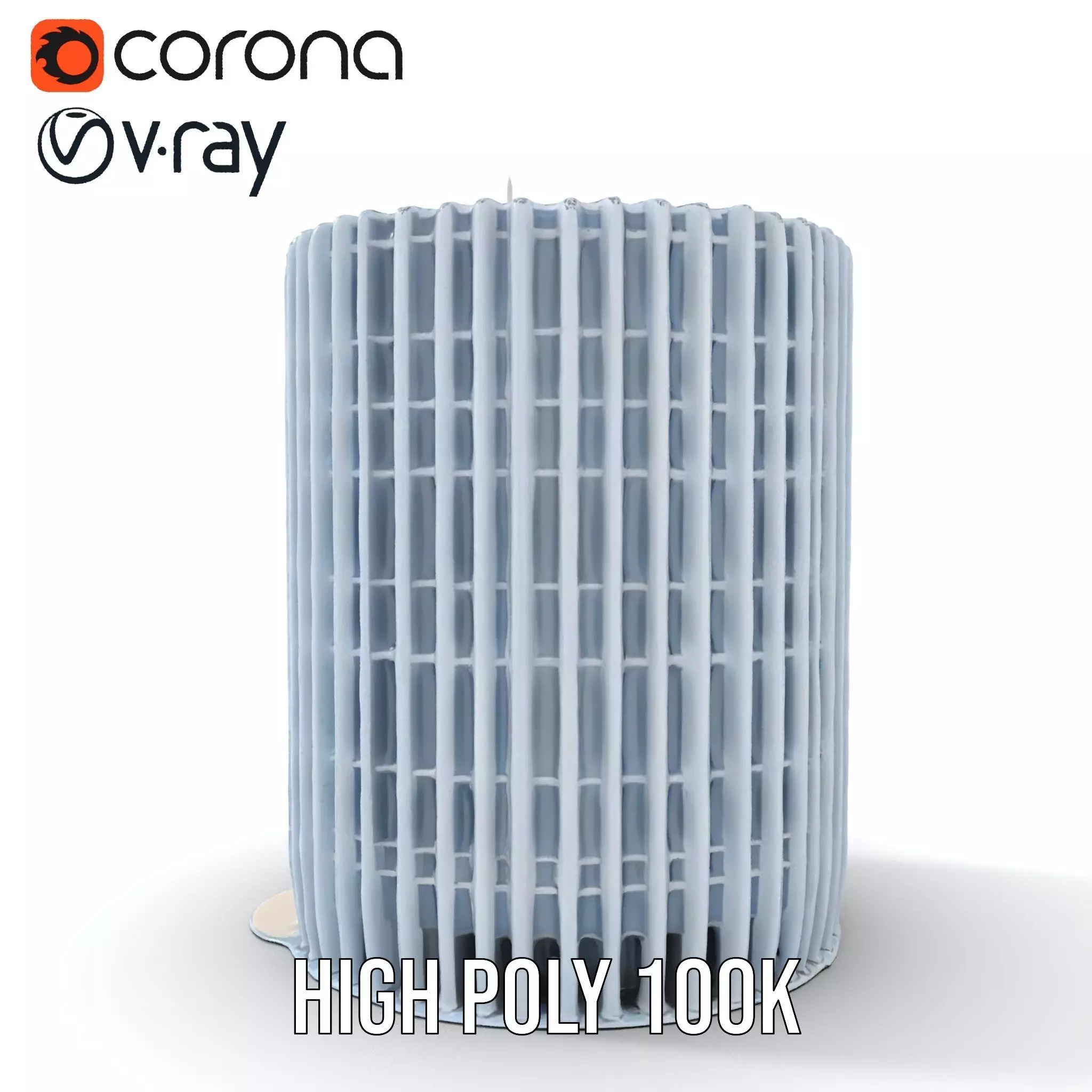 Futuristic Skyscraper Glass model pack Low-poly 3D model_28