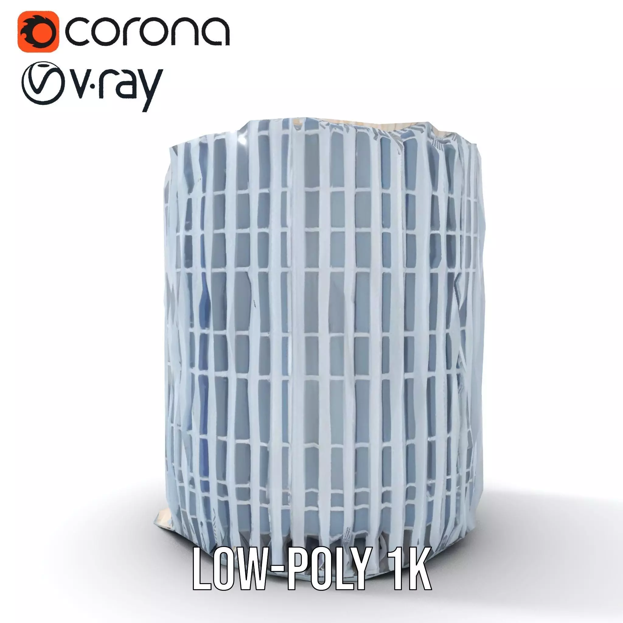 Futuristic Skyscraper Glass model pack Low-poly 3D model_19