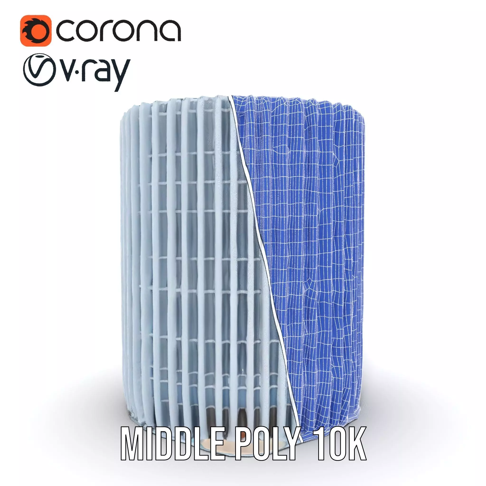 Futuristic Skyscraper Glass model pack Low-poly 3D model_26