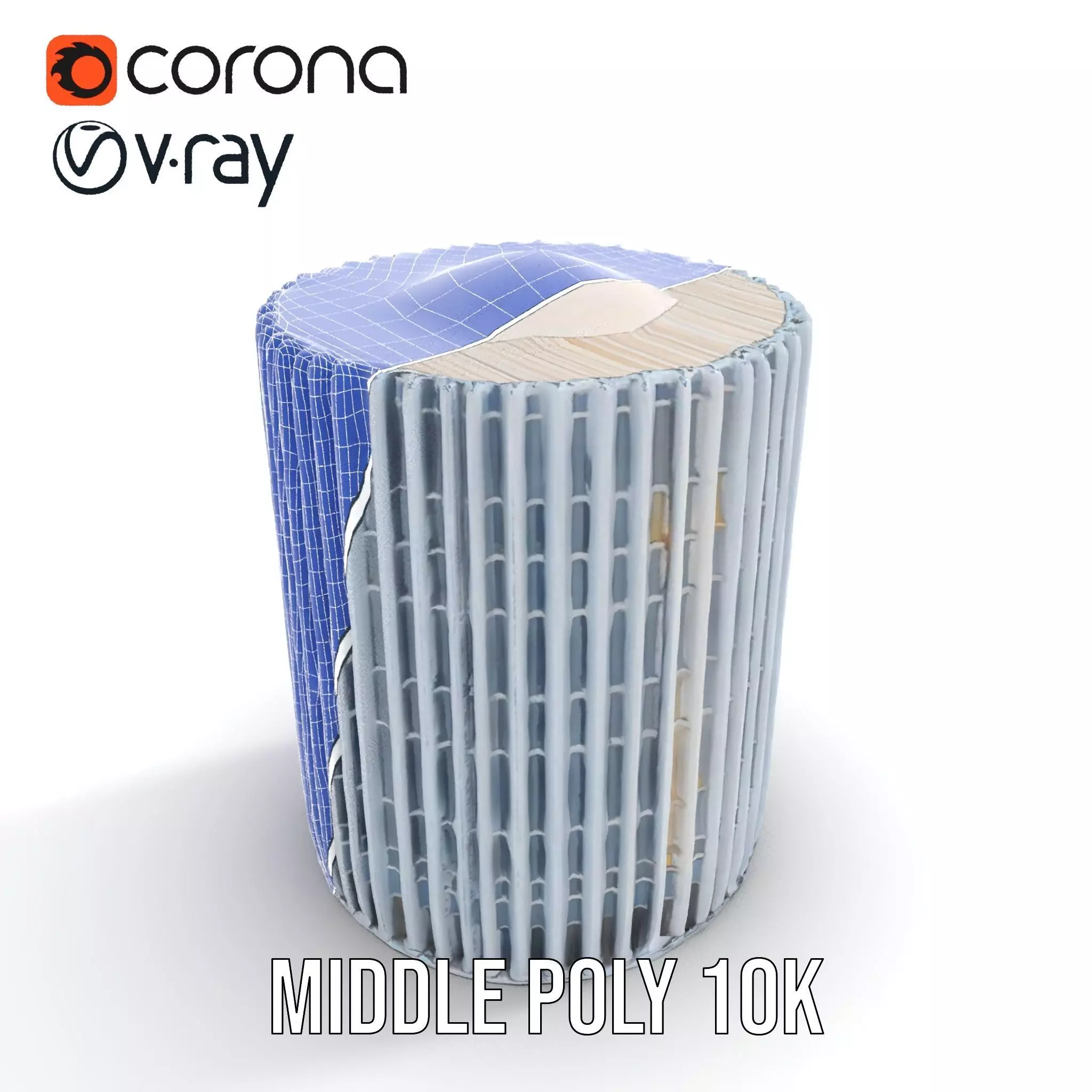 Futuristic Skyscraper Glass model pack Low-poly 3D model_13