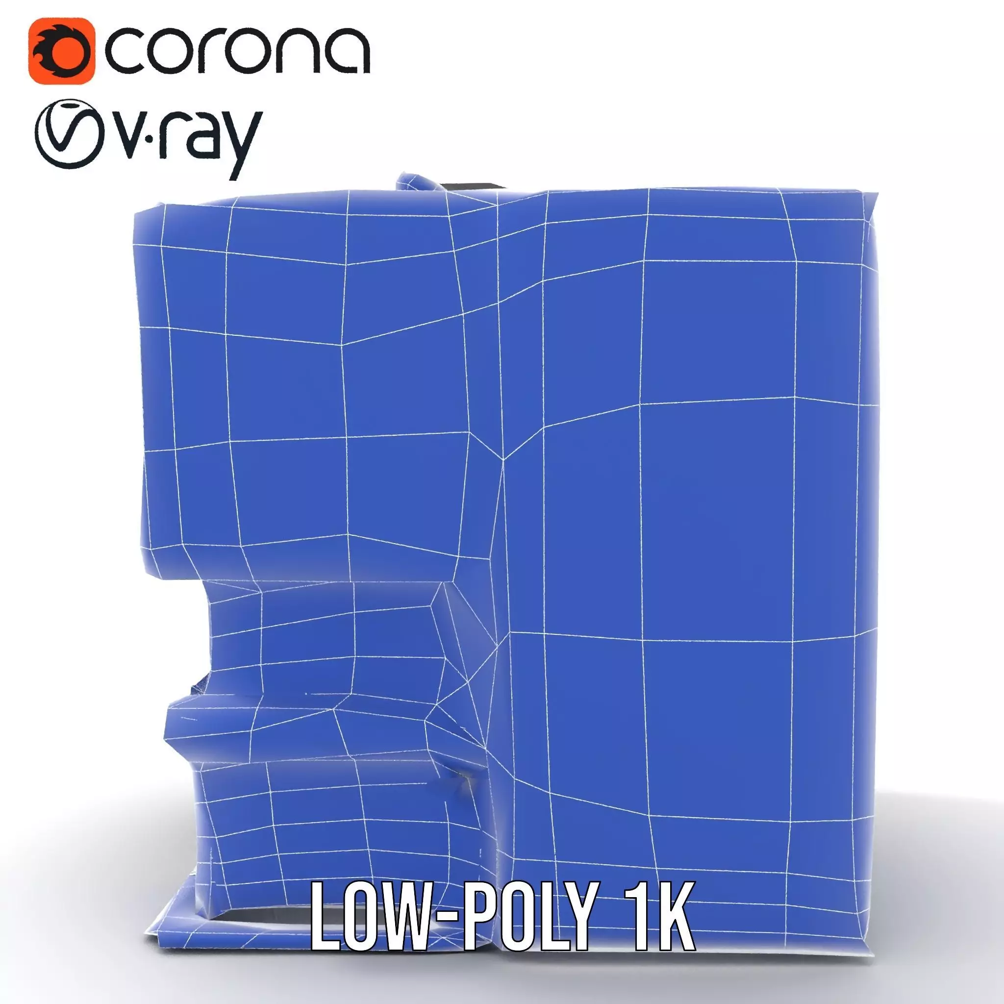 Modern Office Building model pack Low-poly 3D model_19