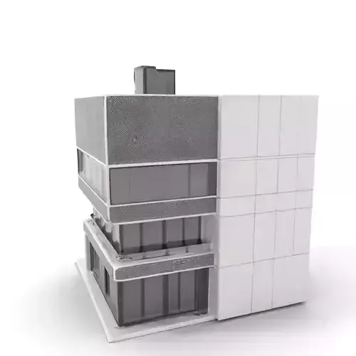 Modern Office Building model pack Low-poly 3D model