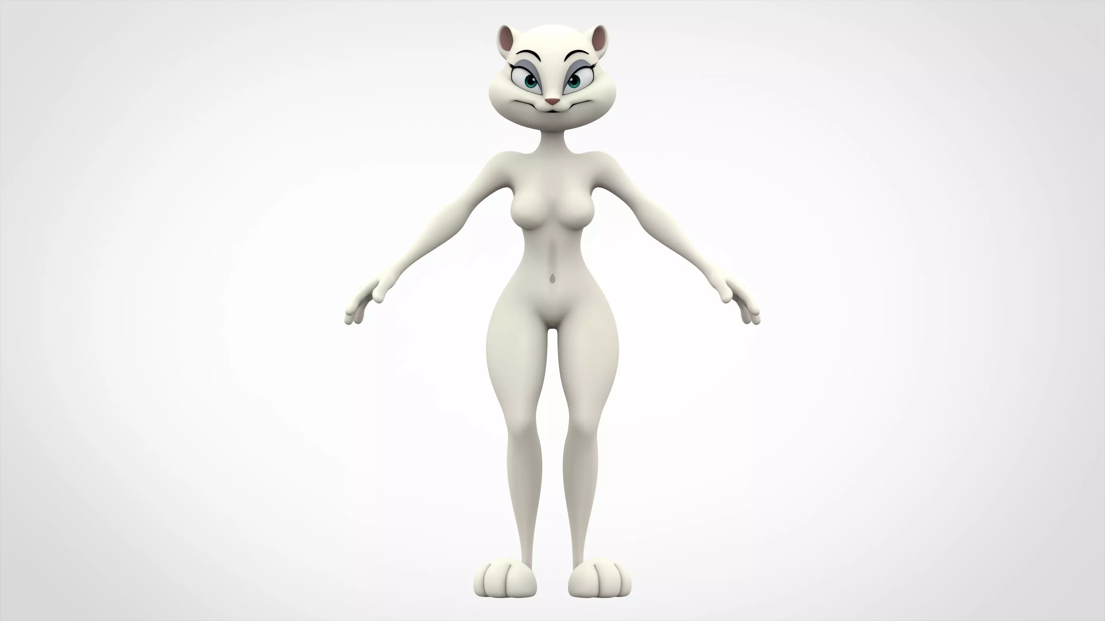Olivia Weasel 3D model_1