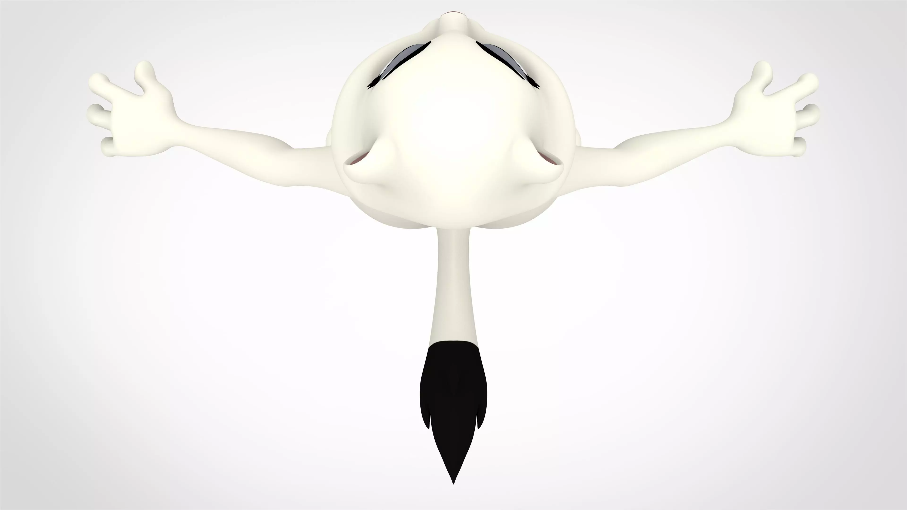 Olivia Weasel 3D model_4