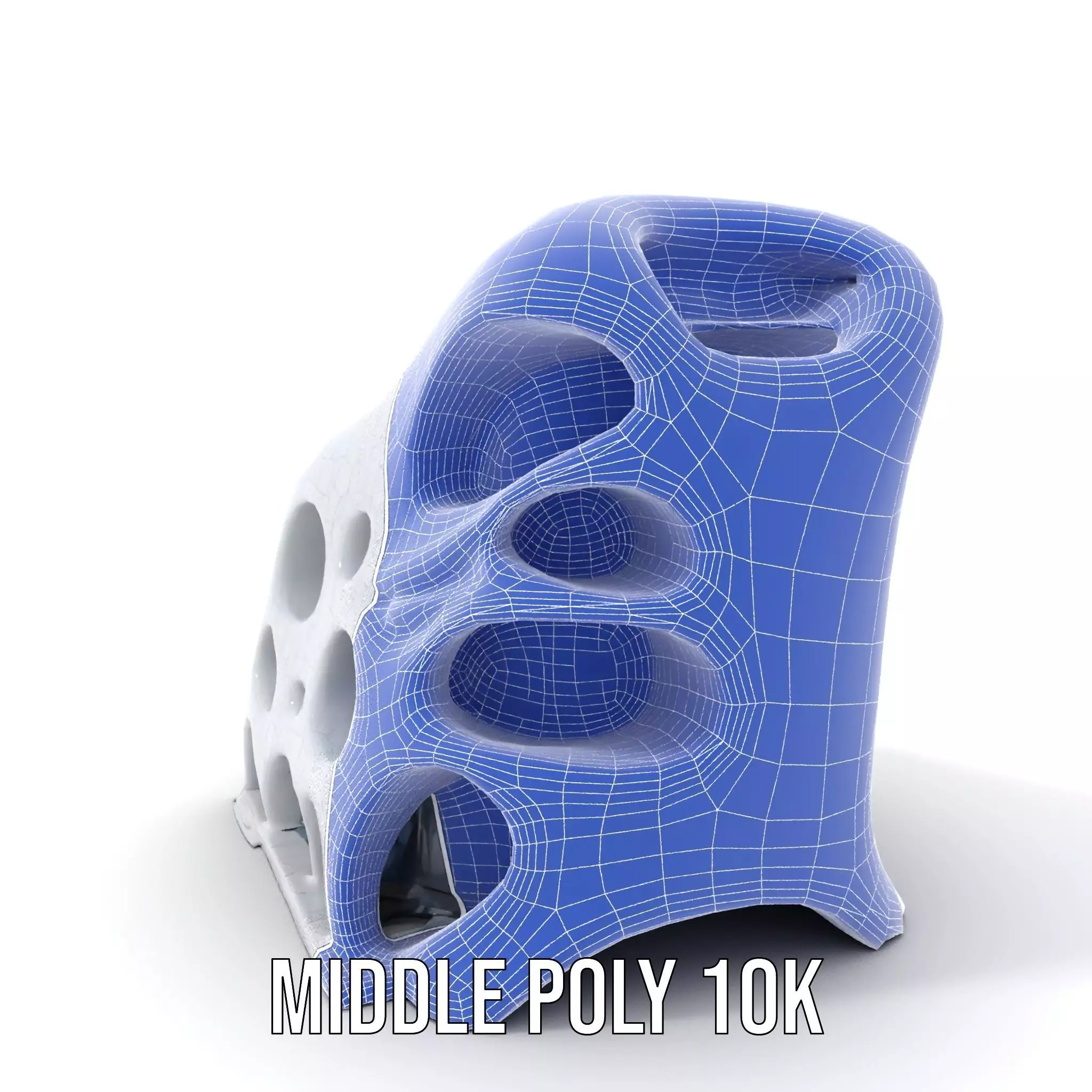 Futuristic Organic Architecture model pack Low-poly 3D model_13