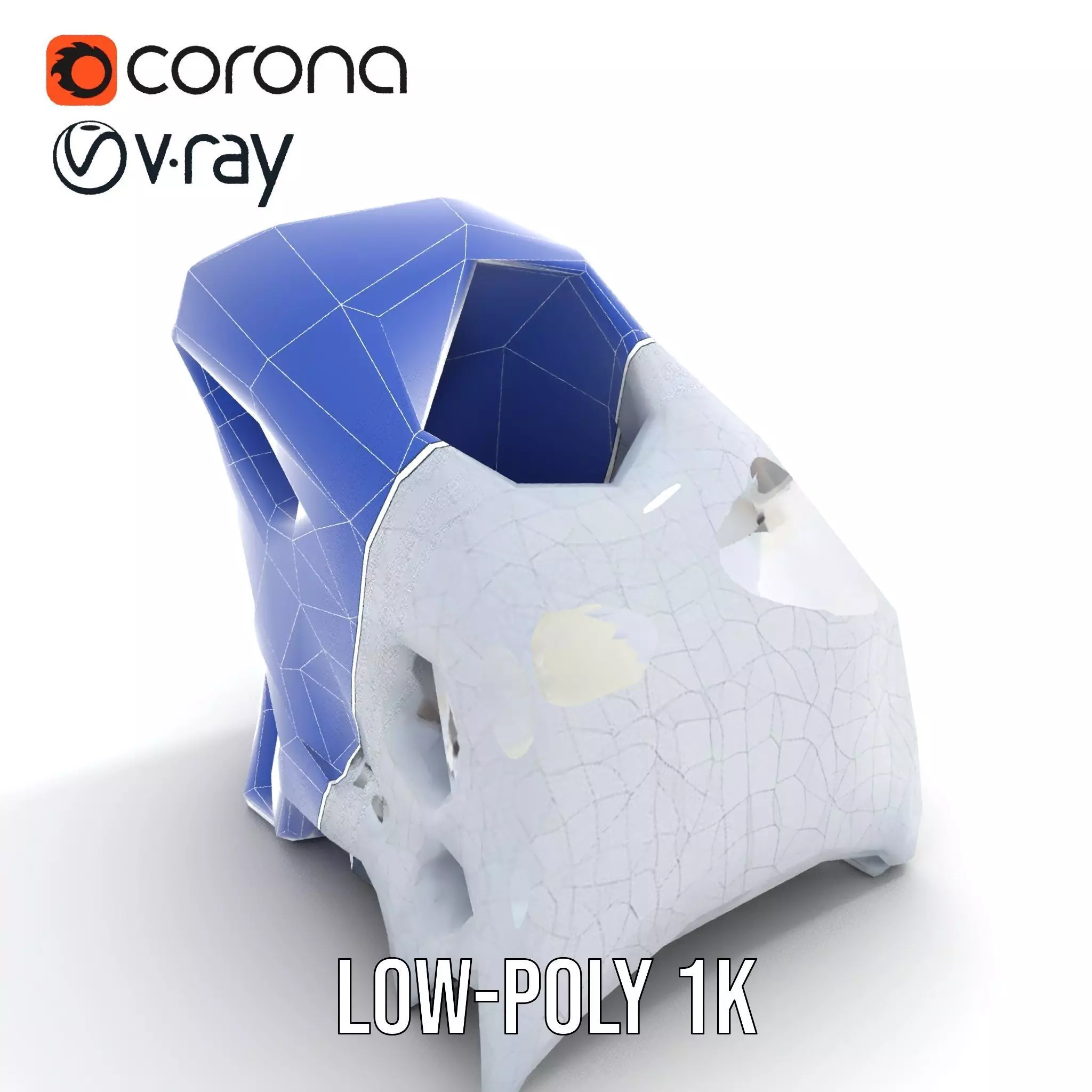 Futuristic Organic Architecture model pack Low-poly 3D model_25