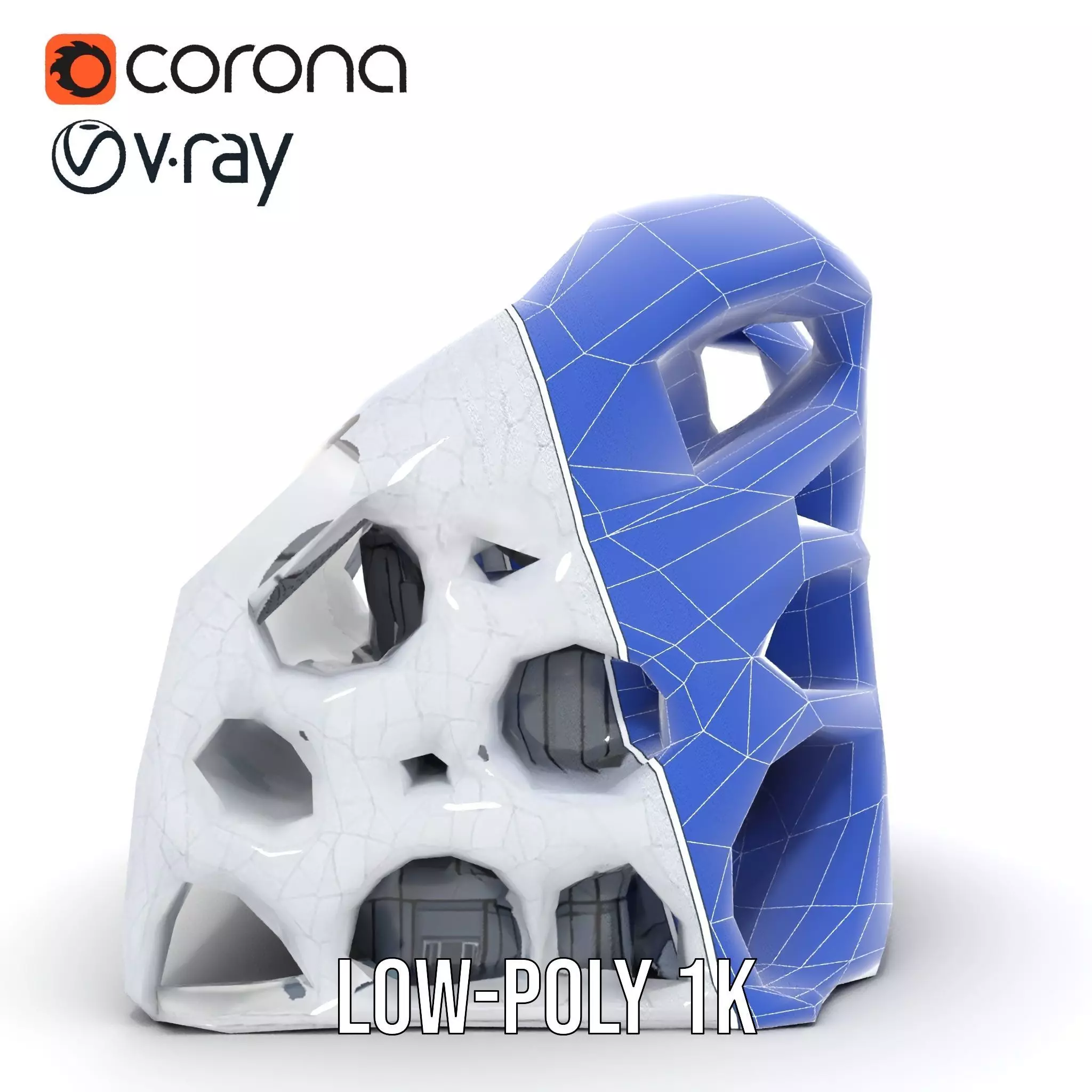 Futuristic Organic Architecture model pack Low-poly 3D model_30