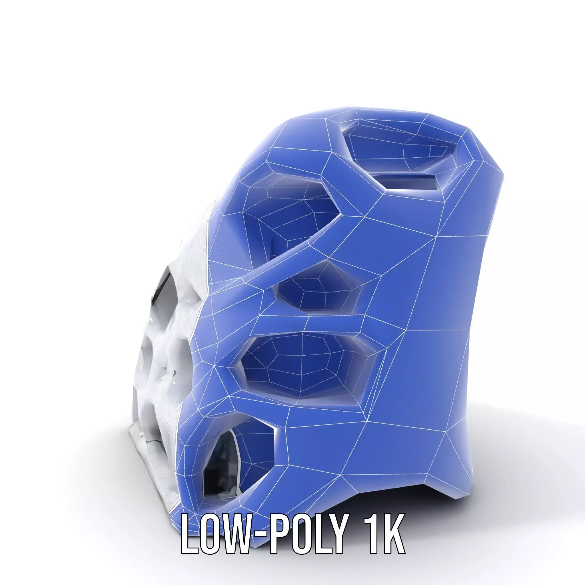 Futuristic Organic Architecture model pack Low-poly 3D model_7