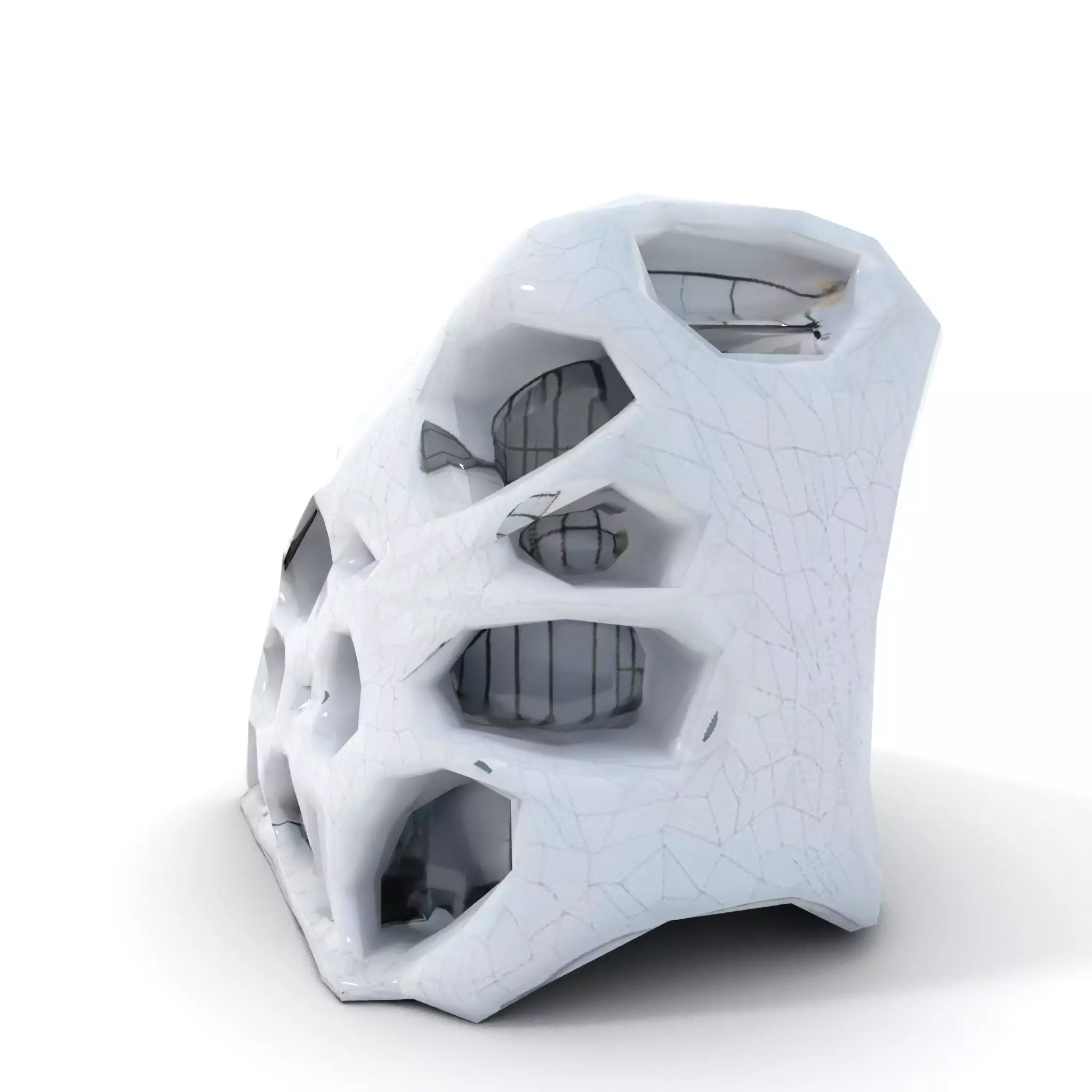 Futuristic Organic Architecture model pack Low-poly 3D model_9