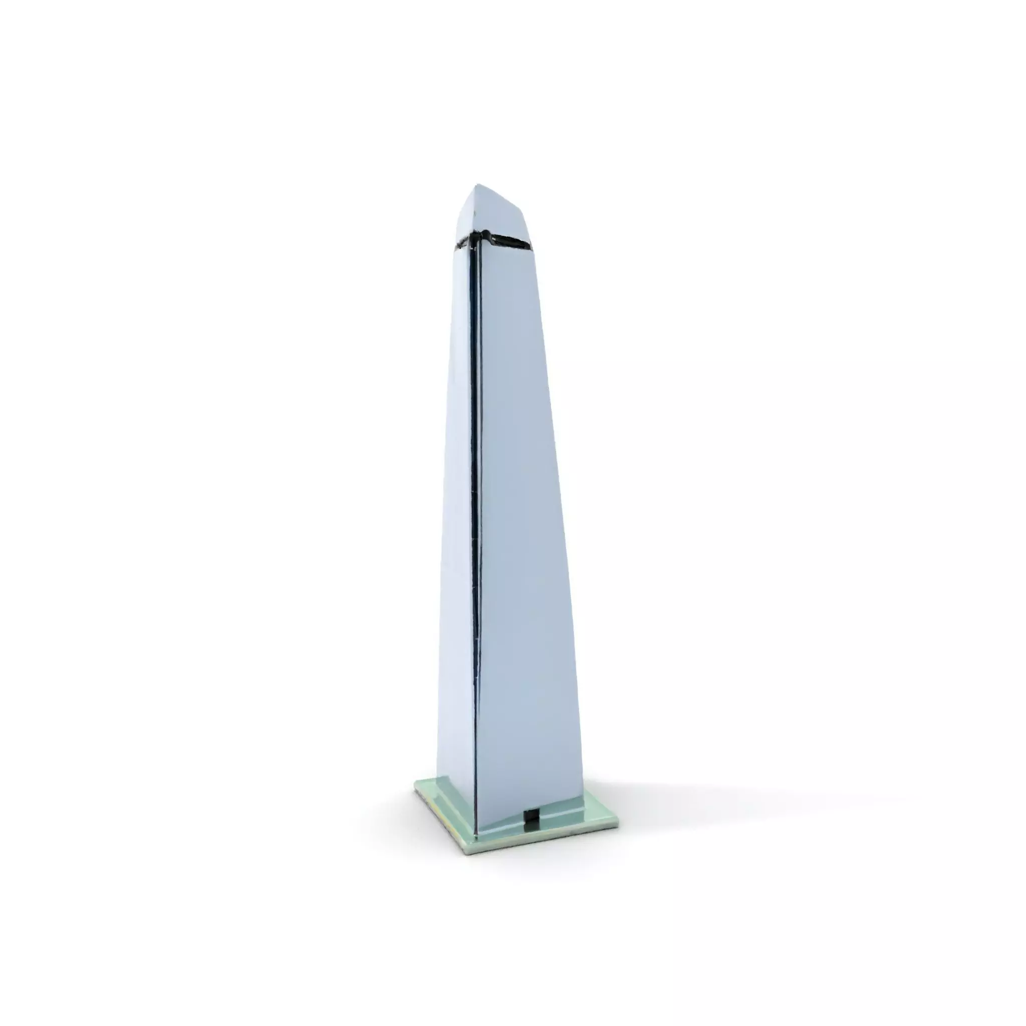 Sleek Glass Obelisk model pack Low-poly 3D model_0