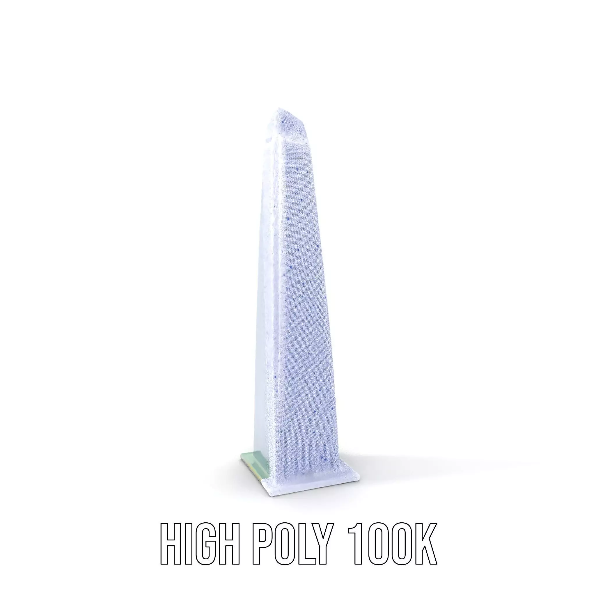 Sleek Glass Obelisk model pack Low-poly 3D model_4