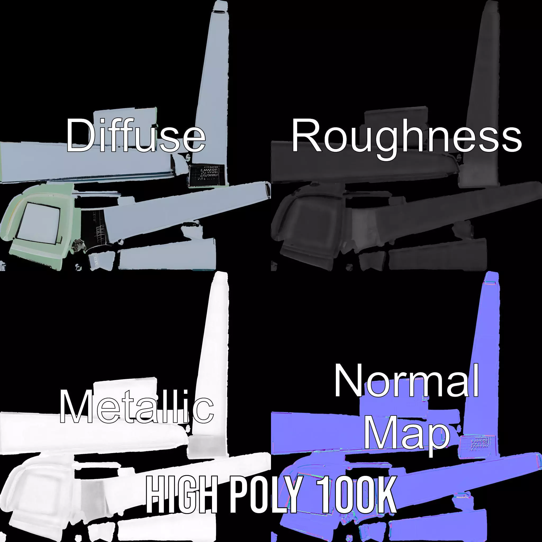 Sleek Glass Obelisk model pack Low-poly 3D model_3