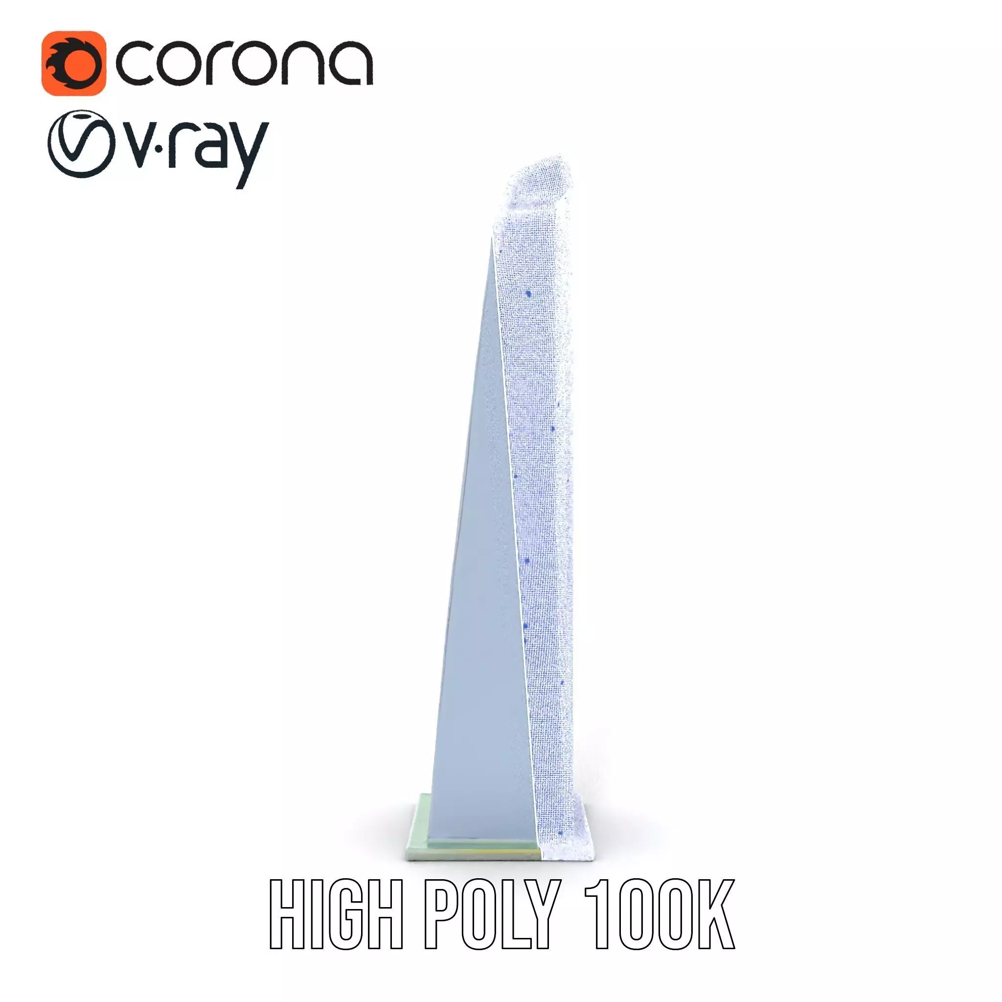 Sleek Glass Obelisk model pack Low-poly 3D model_34