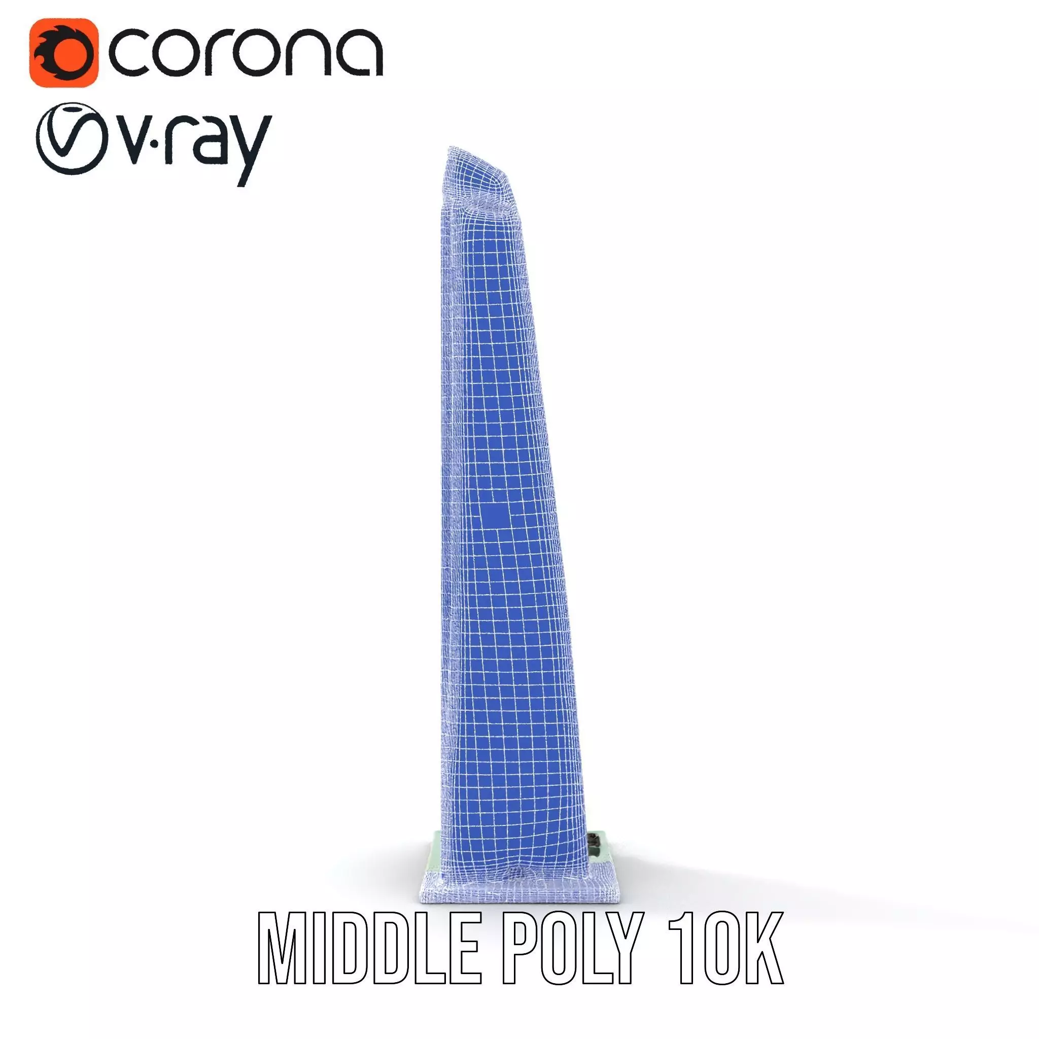 Sleek Glass Obelisk model pack Low-poly 3D model_21