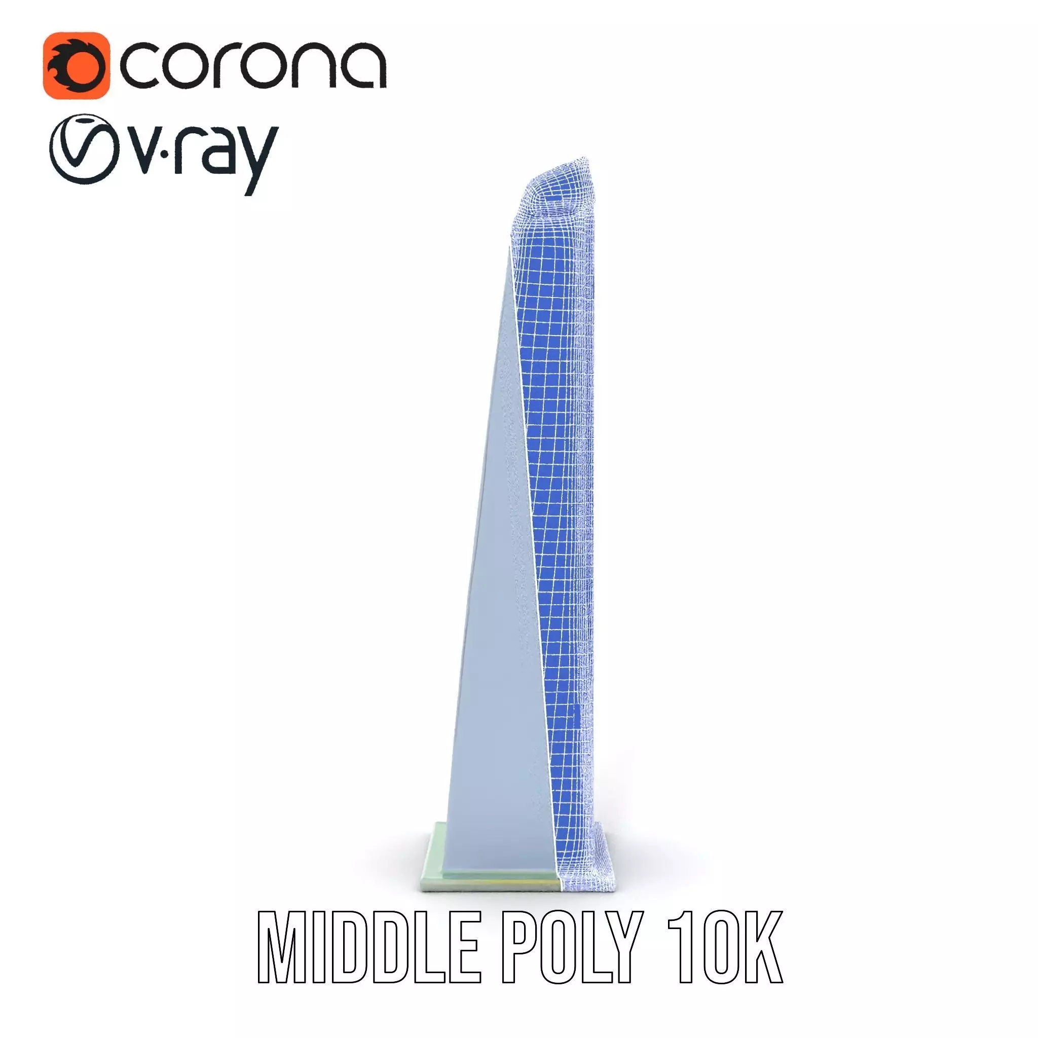 Sleek Glass Obelisk model pack Low-poly 3D model_29