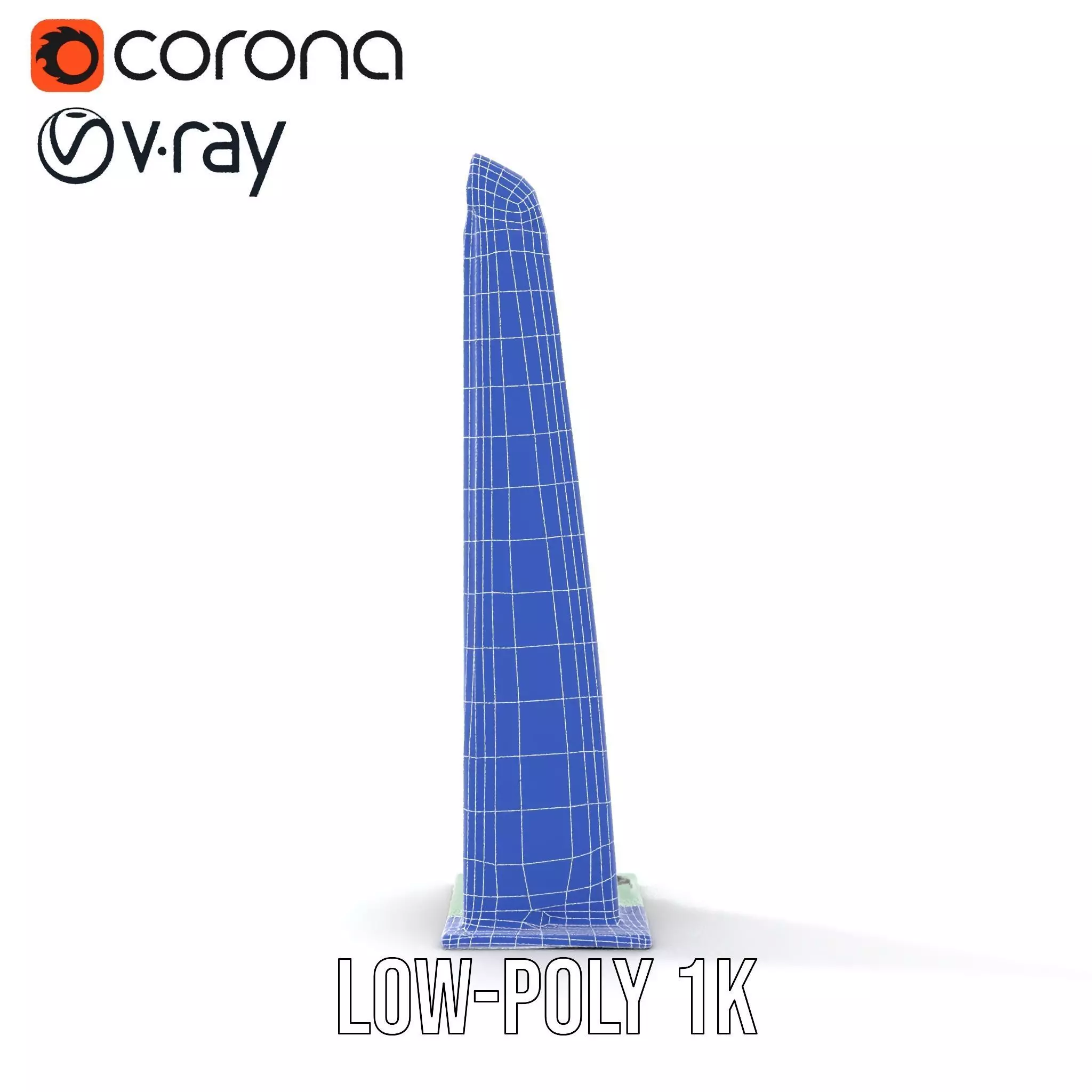 Sleek Glass Obelisk model pack Low-poly 3D model_28