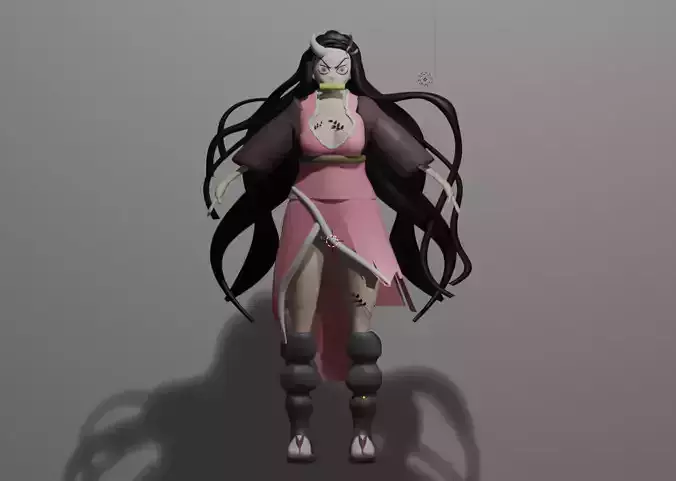 NEZUKO STL PAR IMPRIMIR