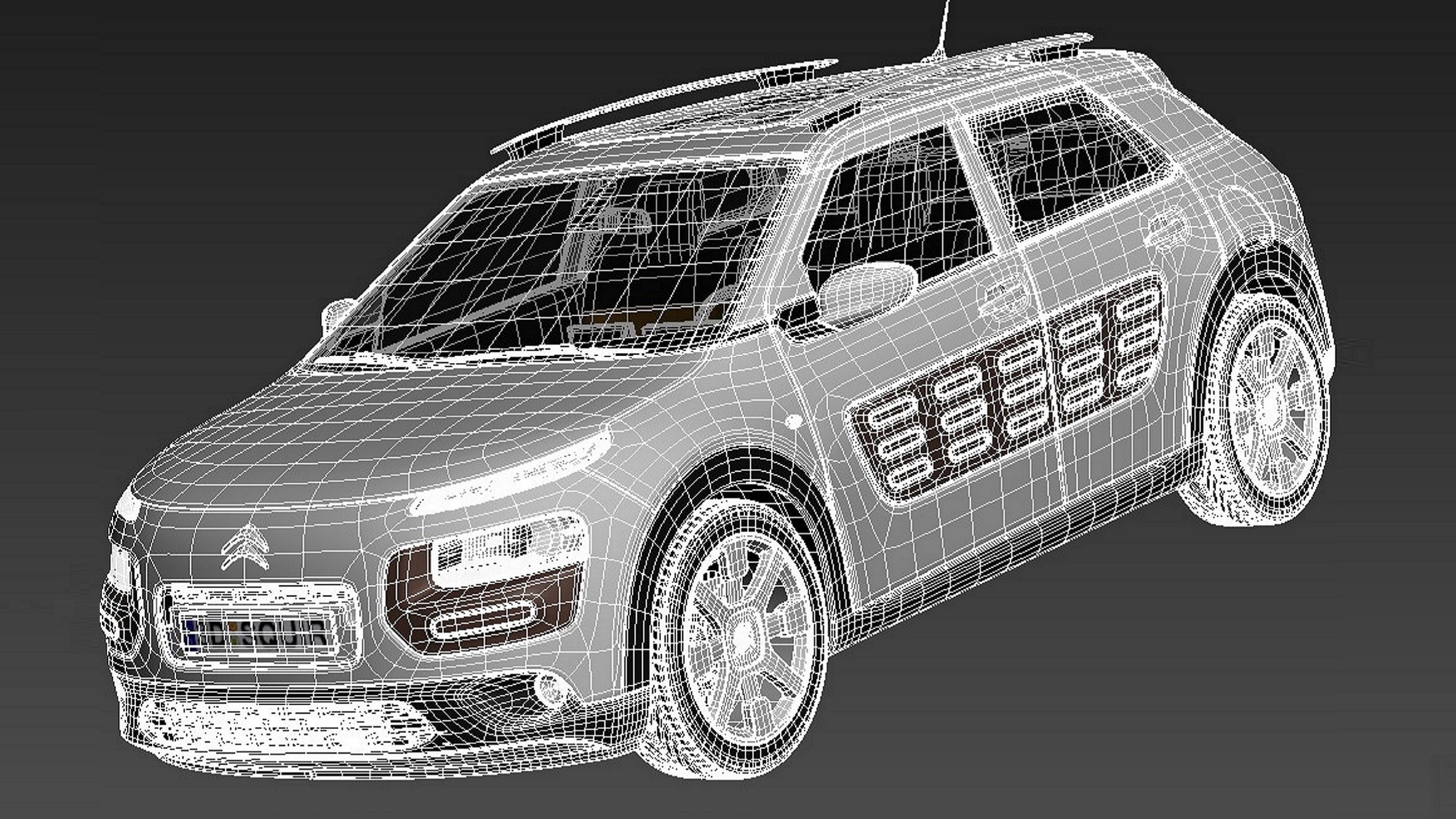 Citroen C4 Cactus 2015 3D model_16