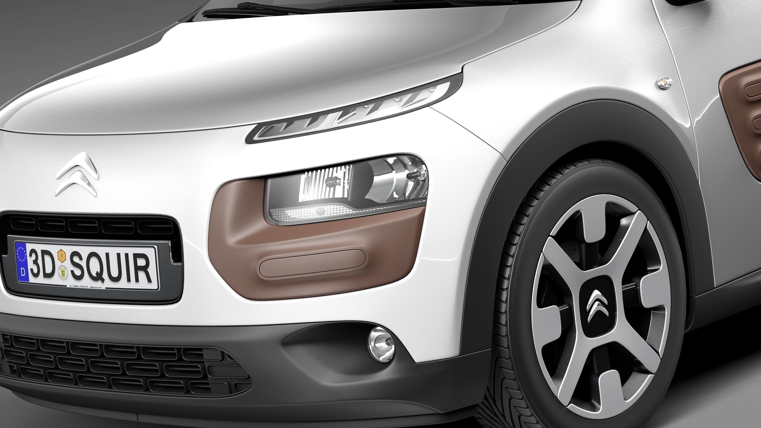 Citroen C4 Cactus 2015 3D model_2