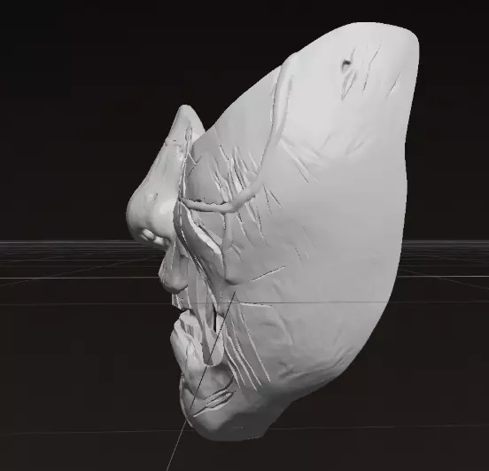 Yotie mask 3D model_0