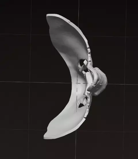 Yotie mask 3D model_2