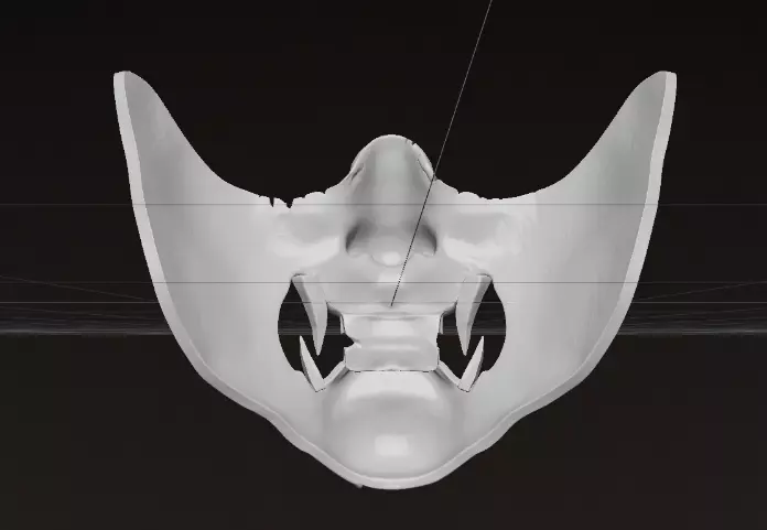 Yotie mask 3D model_1