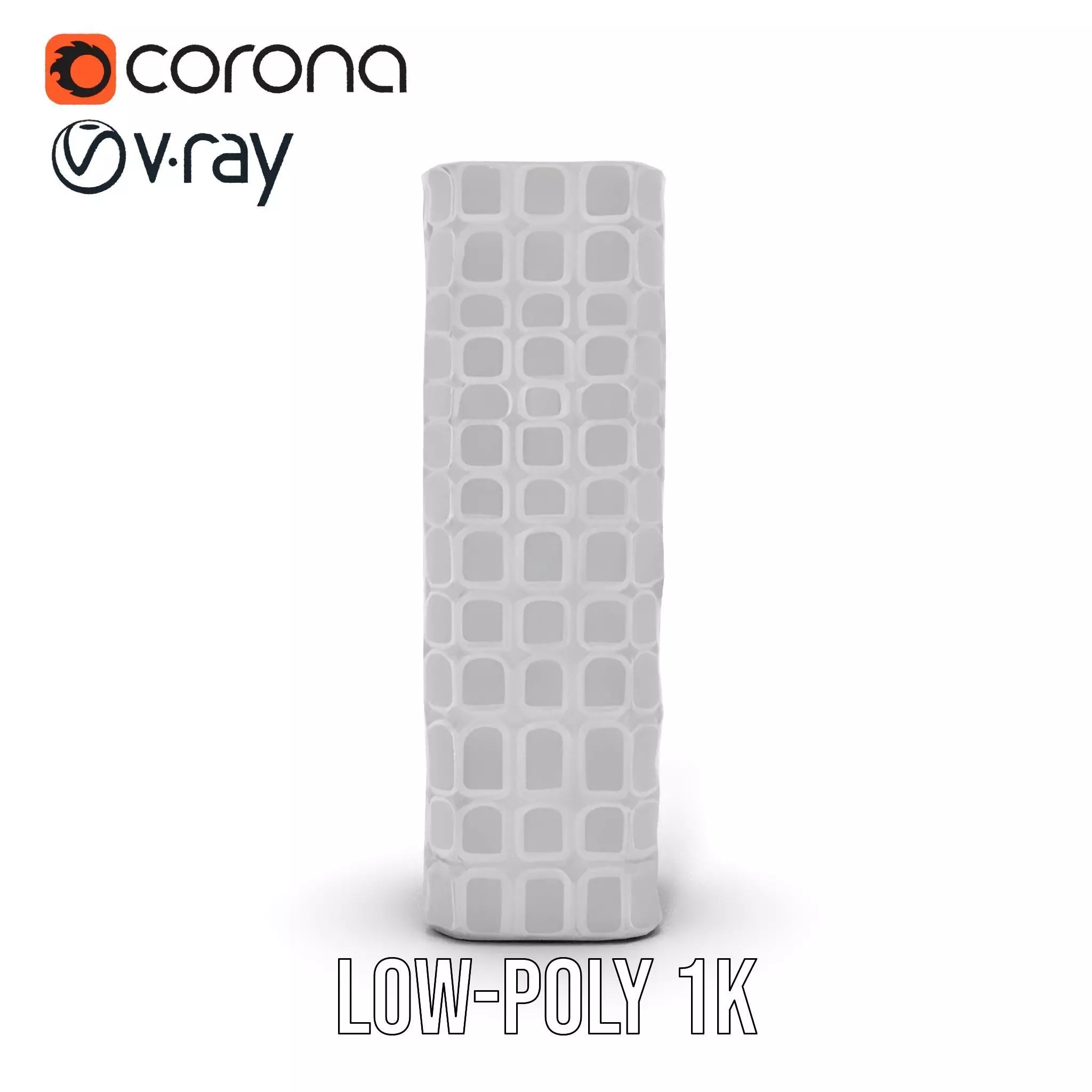 Hexagonal Tower model pack Low-poly 3D model_11