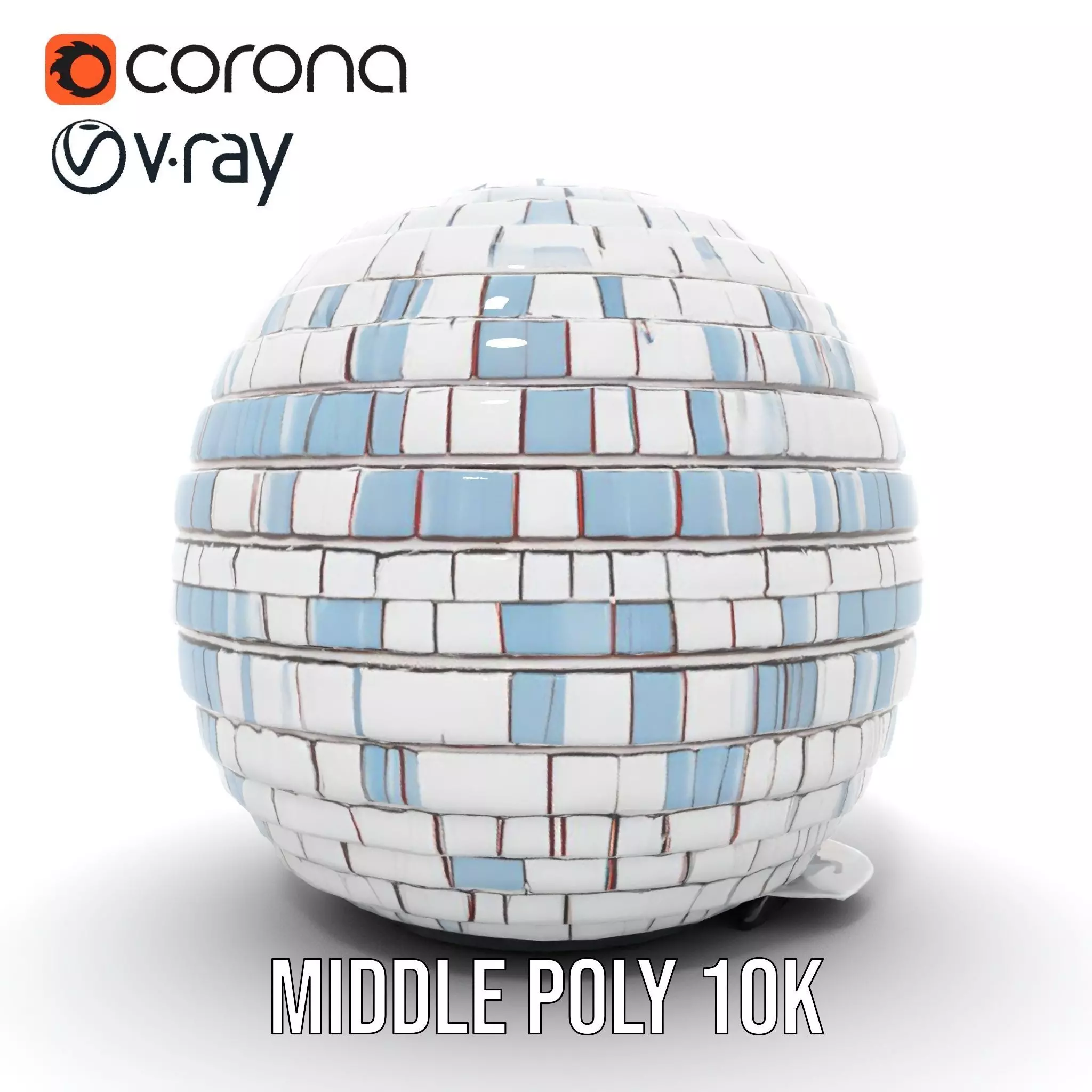 Hexagonal Dome Structure model pack Low-poly 3D model_21