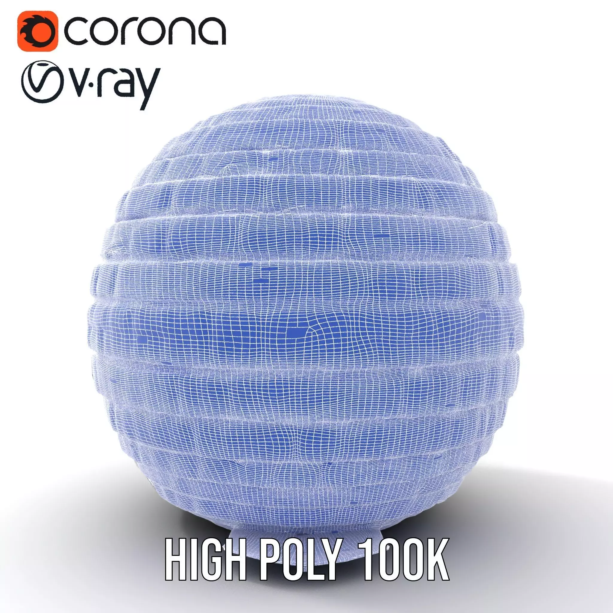 Hexagonal Dome Structure model pack Low-poly 3D model_26