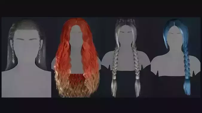 Game-Ready Hairstyles Pack