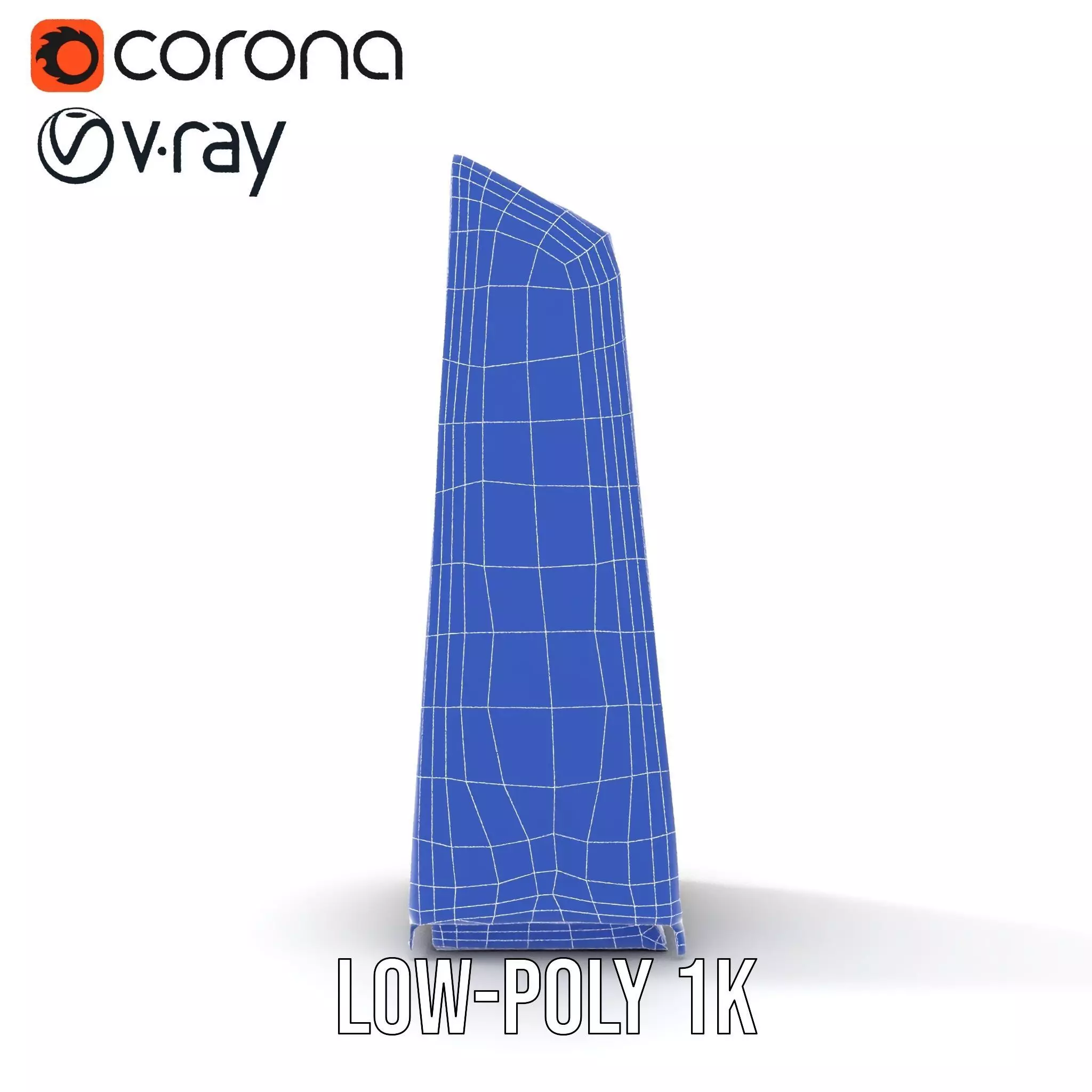 Modern Glass Skyscraper model pack Low-poly 3D model_30