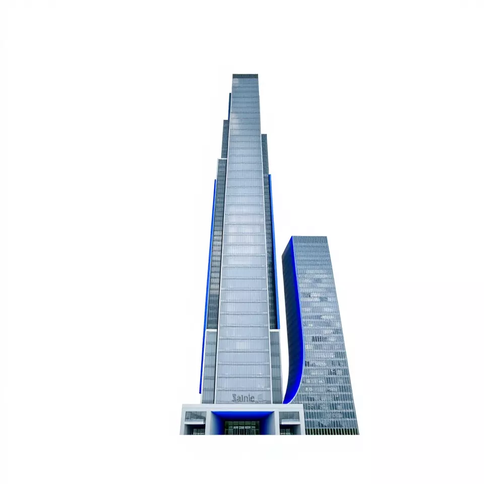 Modern Glass Skyscraper model pack Low-poly 3D model_2