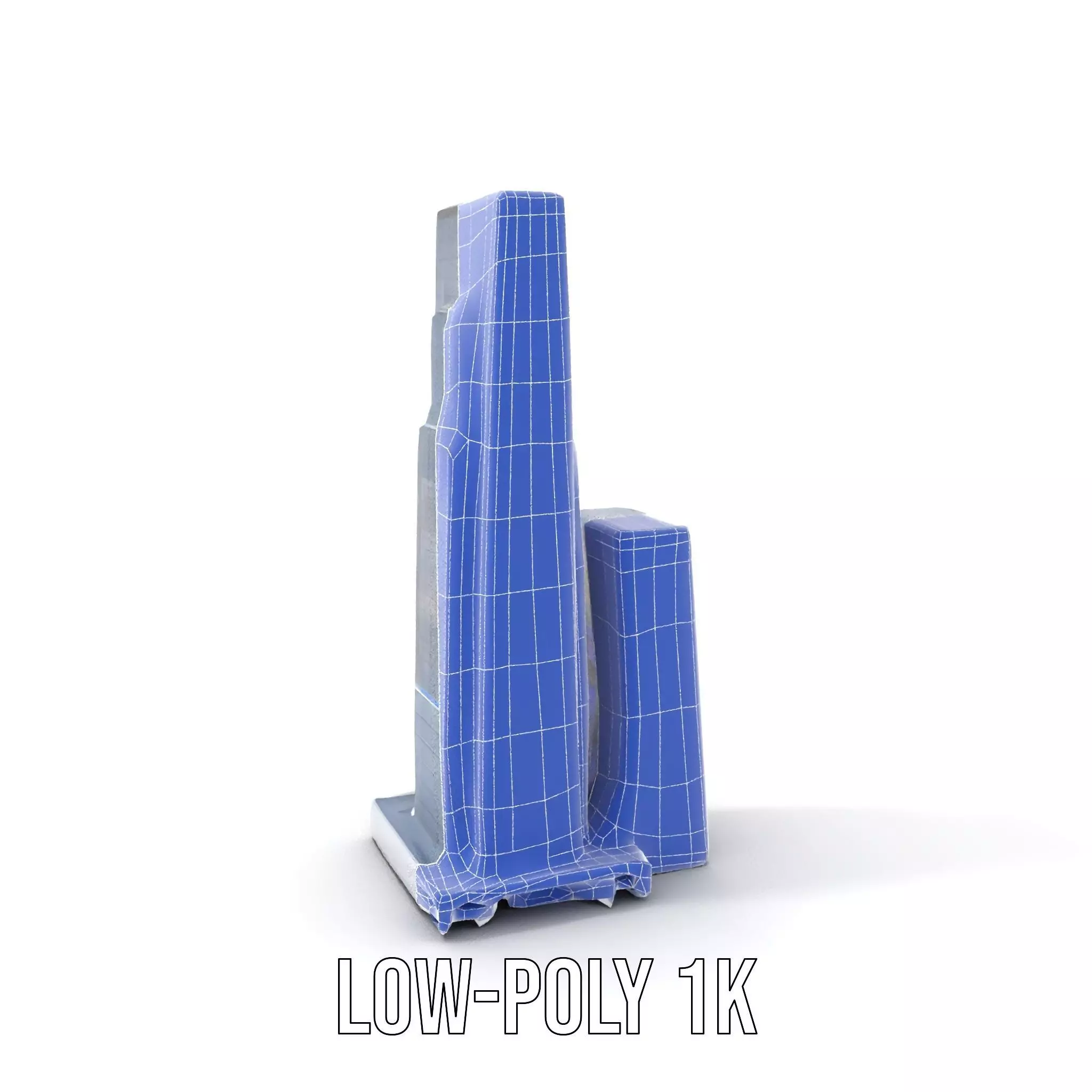 Modern Glass Skyscraper model pack Low-poly 3D model_7