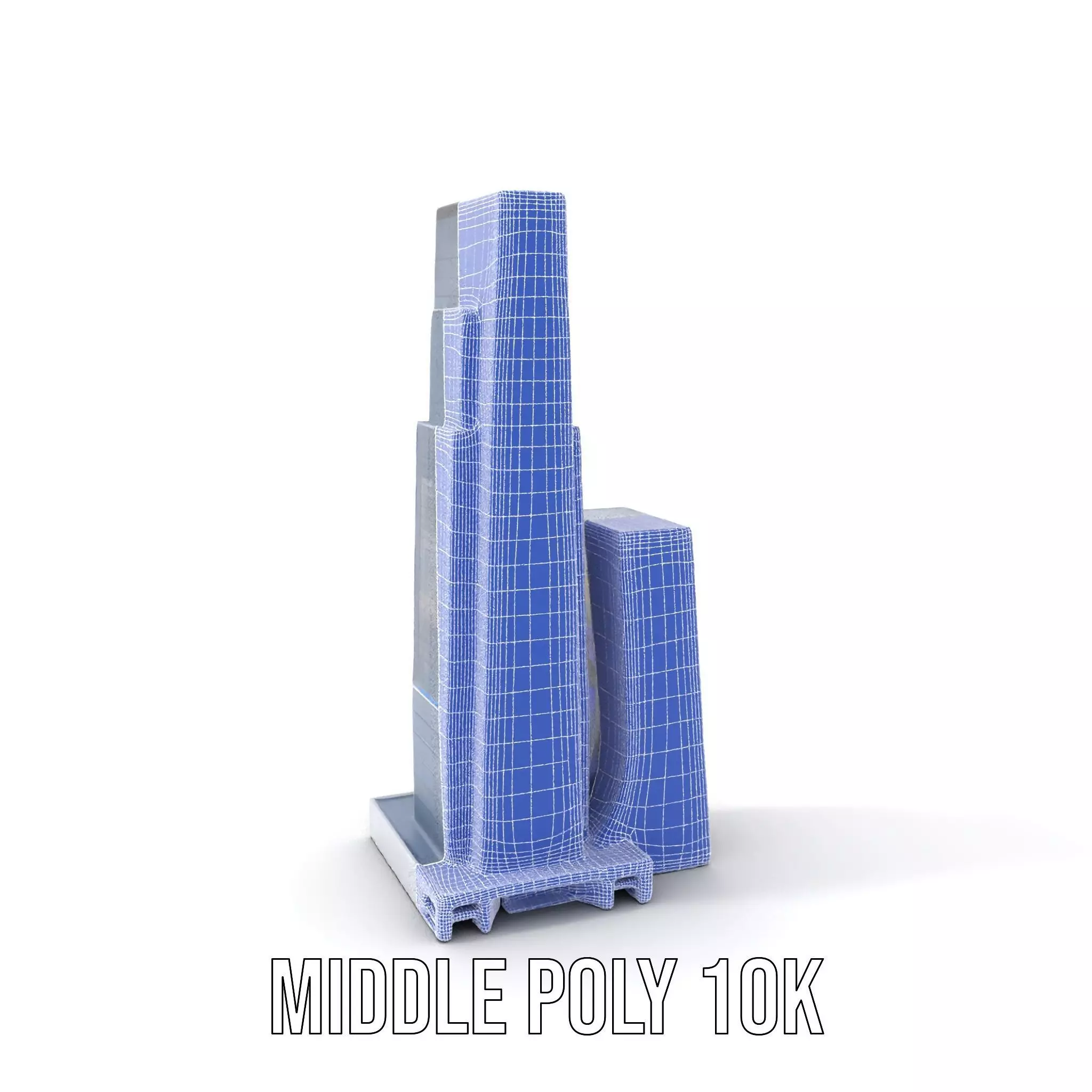 Modern Glass Skyscraper model pack Low-poly 3D model_19