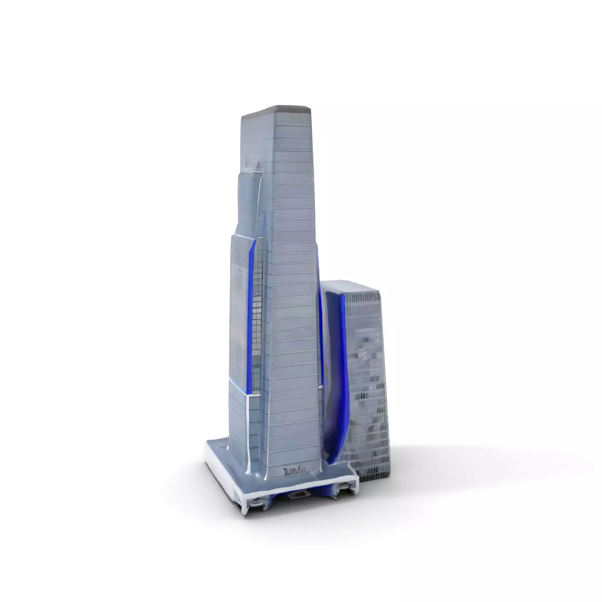 Modern Glass Skyscraper model pack Low-poly 3D model_20