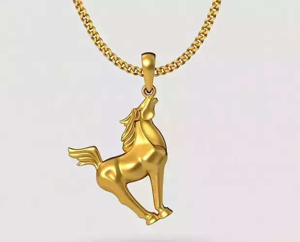horse pendants charms - one inch pendants