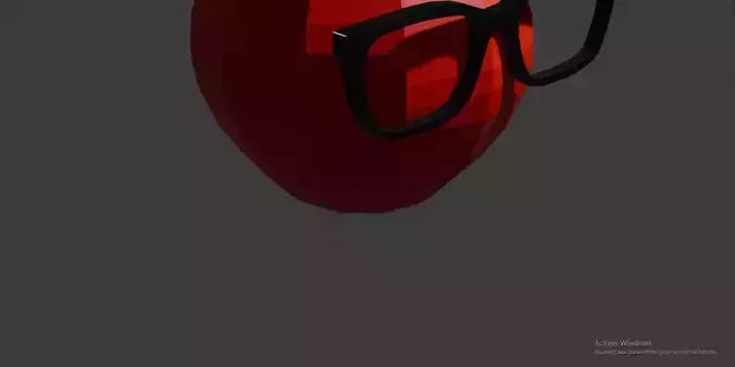 APPLE WITH GLASSE