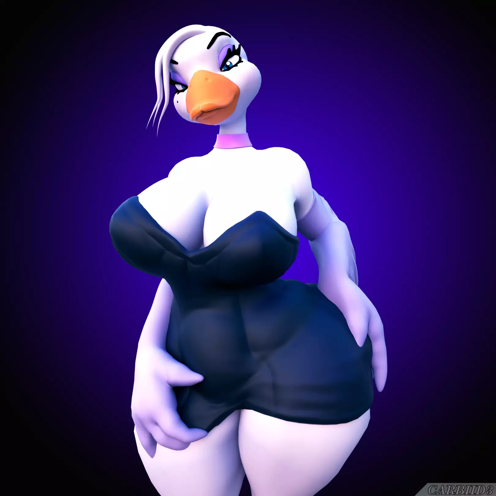 Stella for Blender and SFM 3D model_4