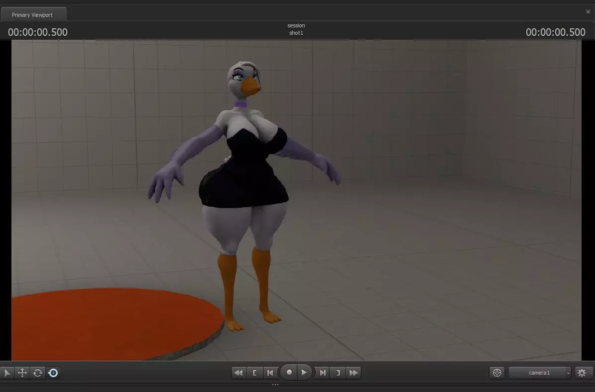 Stella for Blender and SFM 3D model_6