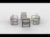 sofa and table 3D model_1