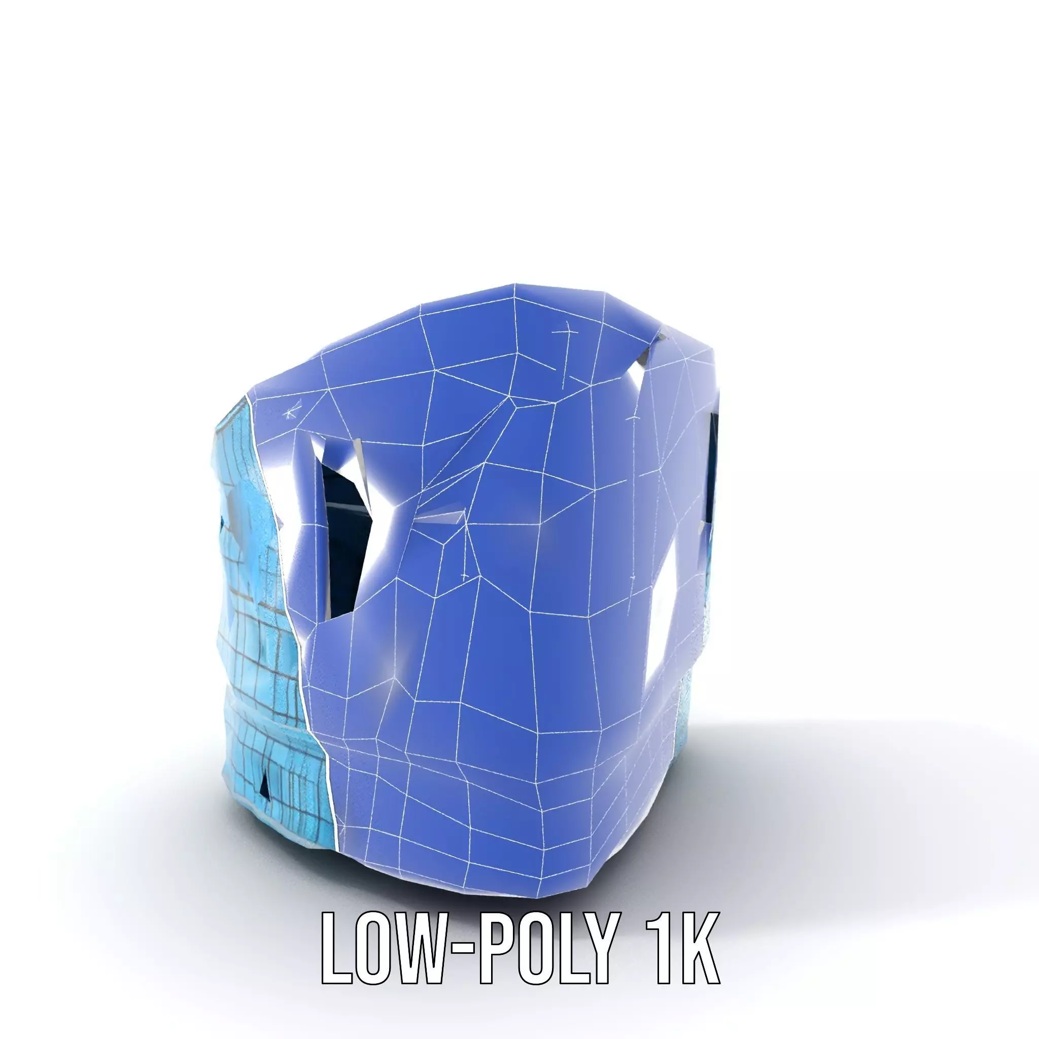 Curved Glass Facade model pack Low-poly 3D model_9