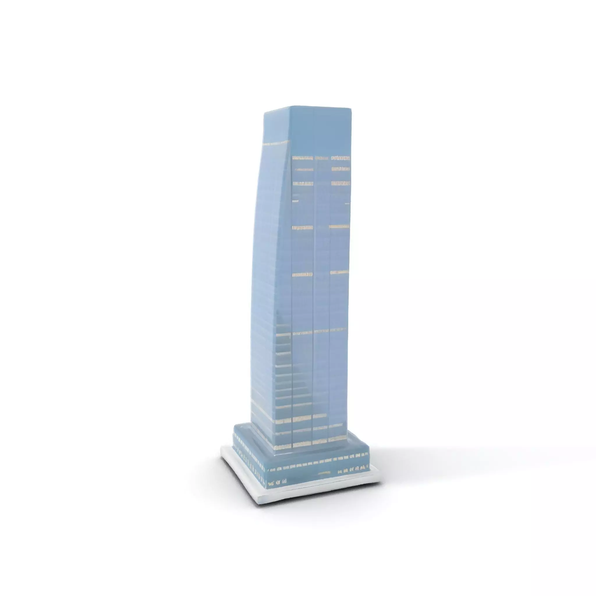 Sleek Glass Skyscraper model pack Low-poly 3D model_19