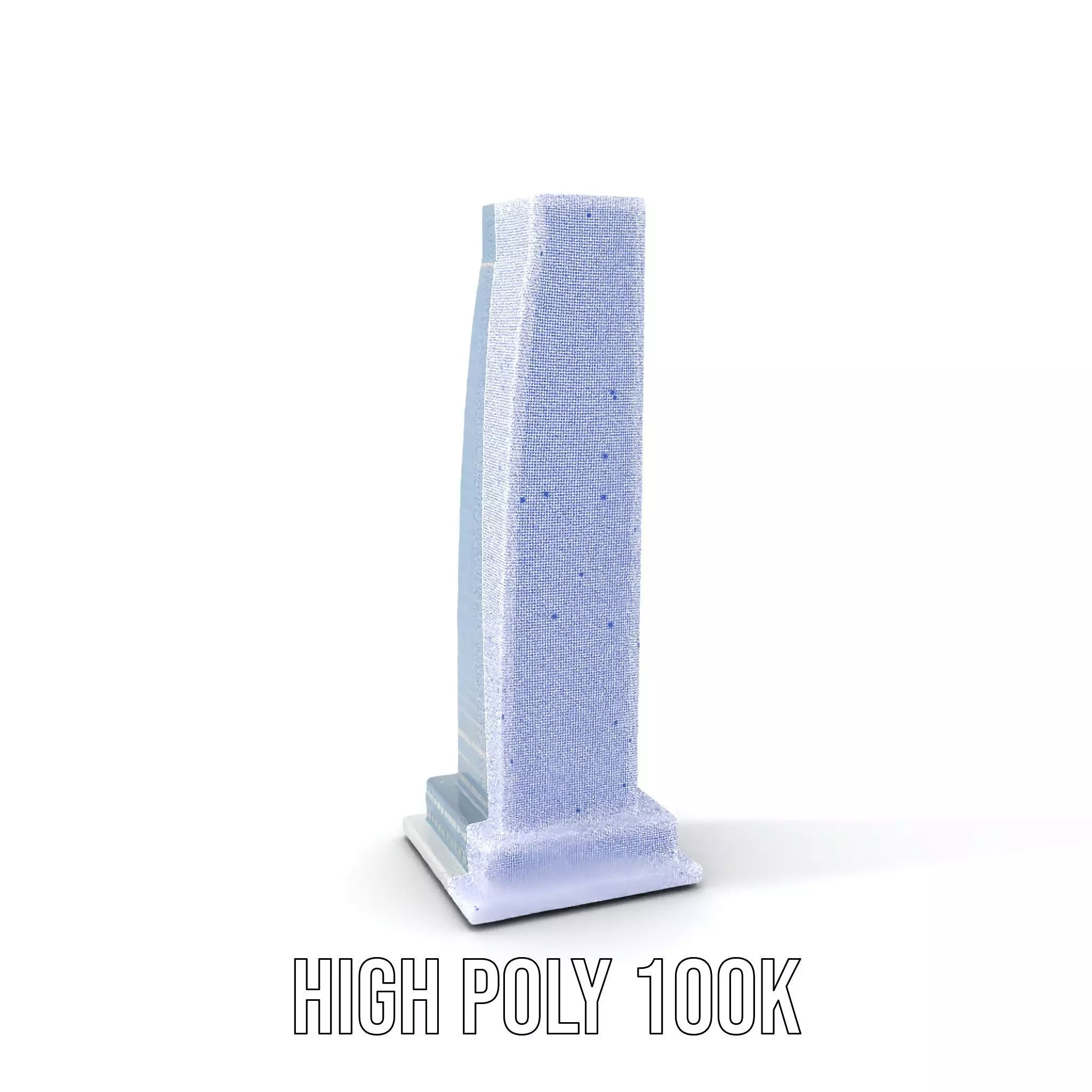 Sleek Glass Skyscraper model pack Low-poly 3D model_4