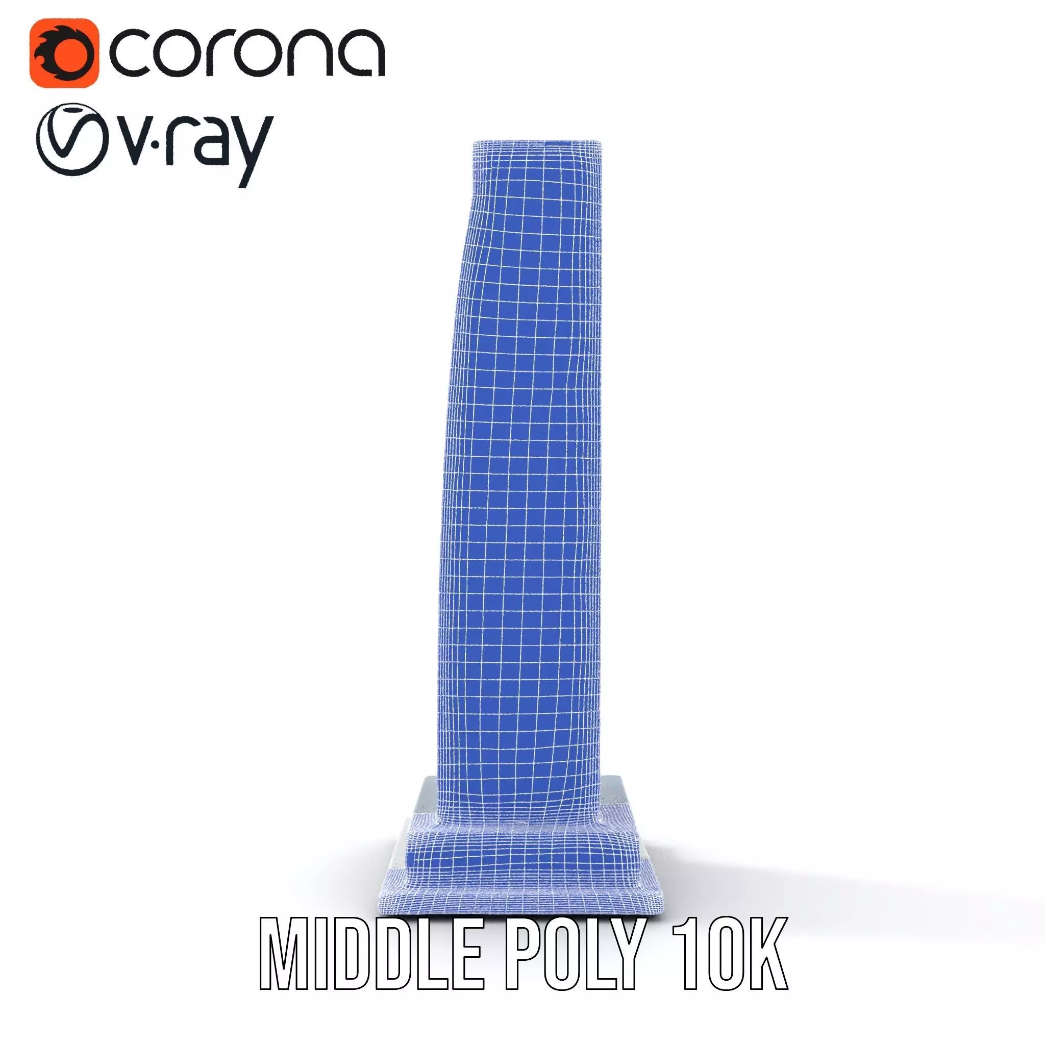 Sleek Glass Skyscraper model pack Low-poly 3D model_24