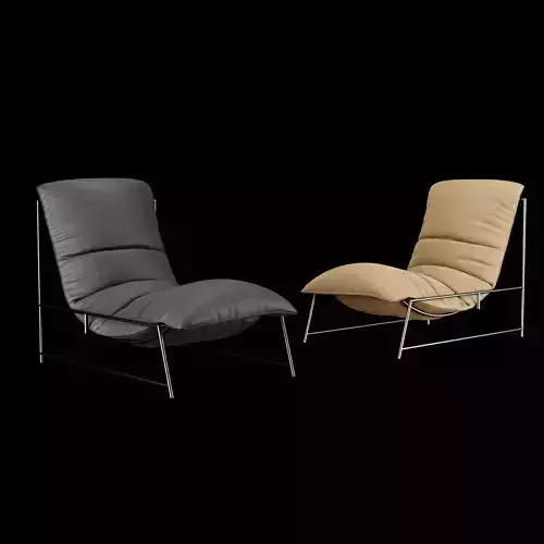 Modern lounge leather chair