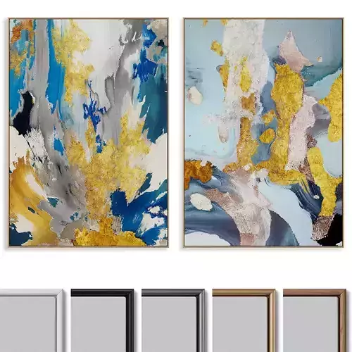 Abstract Painting Frame set