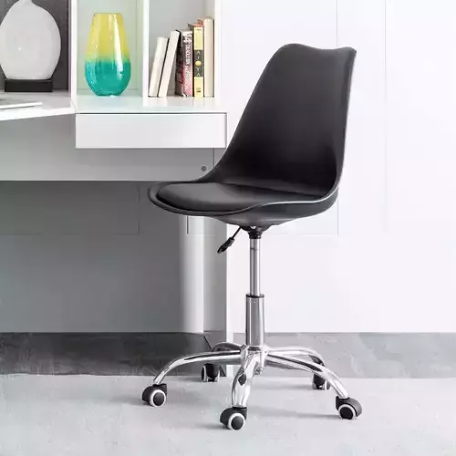 Armless Revolving Office Chair