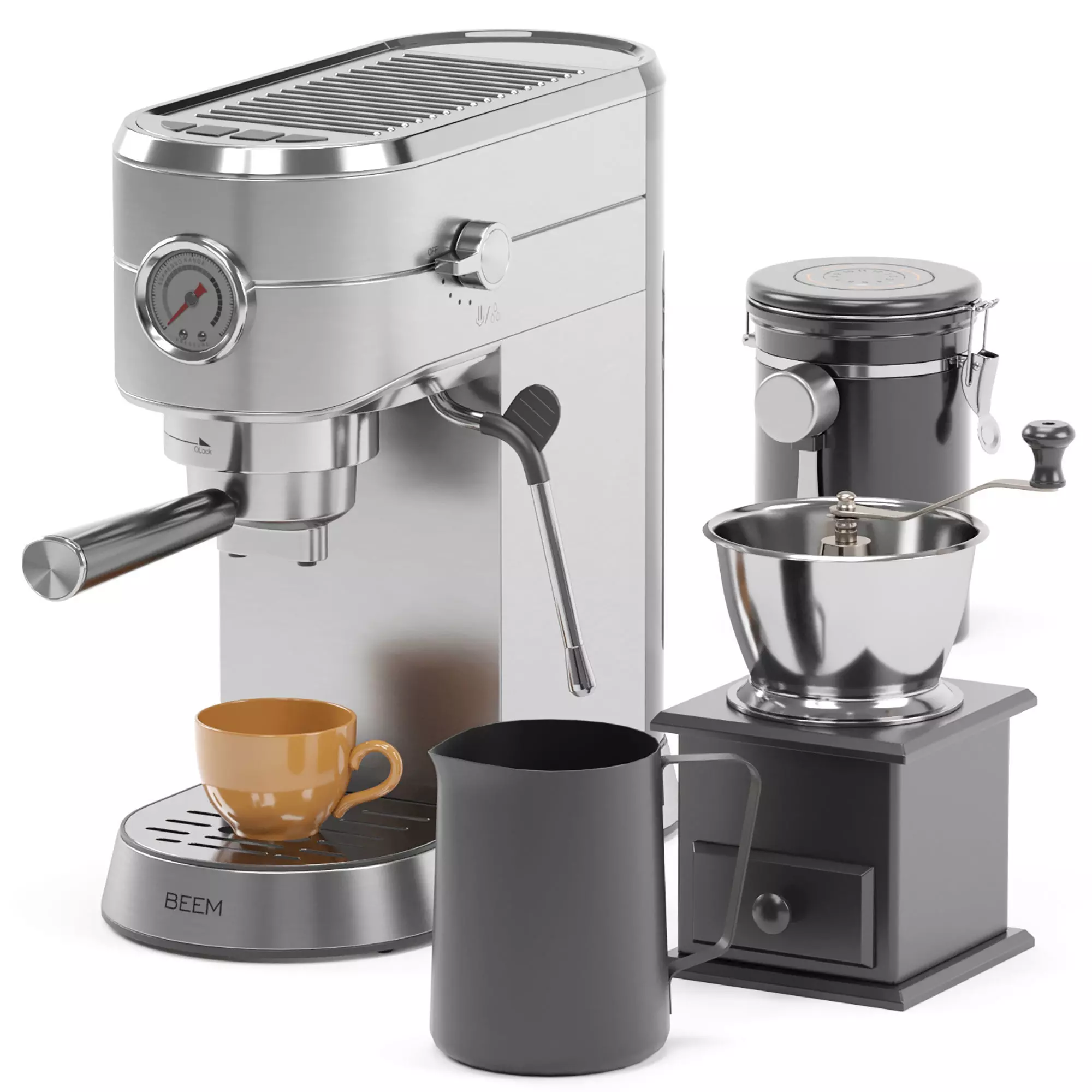 BEEM espresso coffee machine 3D model_4